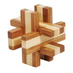 Joc logic IQ 3D Puzzle in cutie metalica-6, Fridolin, Fridolin
