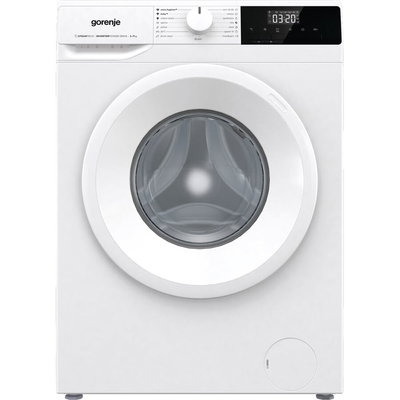 Masina de spalat rufe subtire cu incarcare frontala Gorenje WNHPI72SCS, clasa energetica C, 7 kg, Eco, 1200 rpm, alb