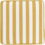 Pernă scaun din bumbac Westwing Collection Timon, 40 x 40 cm, galben-alb