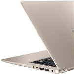 Ultrabook ASUS S15 i5-8250U, FHD 15.6'', 8GB, 256GB SSD, Gold
