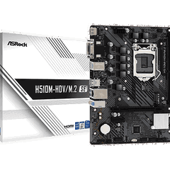 Placa de baza ASRock H510M-HDV/M.2 SE, LGA1200, DDR4, mATX