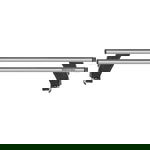 Bare transversale Menabo Delta Silver pentru Seat Cordoba I, 4 usi, model 1993-2002, Menabo