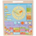 Vremea - Calendar magnetic in limba engleza, BIGJIGS Toys, 2-3 ani +, BIGJIGS Toys