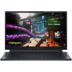 Dell Laptop Alienware Gaming 15.6'' x15 R2, QHD 240Hz G-Sync, Procesor Intel® Core™ i7-12700H (24M Cache, up to 4.70 GHz), 32GB DDR5, 1TB SSD, GeForce RTX 3080 Ti 16GB, Win 11 Pro, Lunar Light, 3Yr BOS