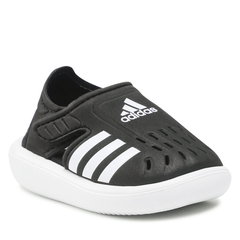 Sandale cu varf inchis si logo contrastant, adidas Sportswear