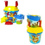 Set jucarii nisip Paw Patrol, 5 accesorii, 20 cm