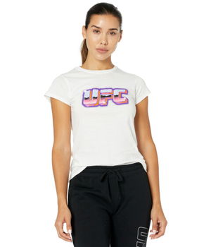 Imbracaminte Femei UFC Chrome Tee MultiWhite, UFC