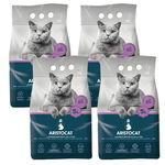 ARISTOCAT Bentonite Plus nisip pentru pisica, din bentonita cu miros lavanda 20 l (4 x 5 l), ARISTOCAT