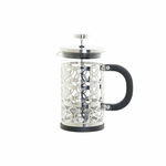 Cafetieră cu Piston DKD Home Decor Negru Oțel inoxidabil Argintiu Sticlă borosilicată (600 ml), DKD Home Decor