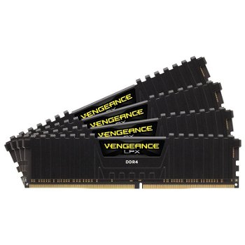 Memorie Vengeance LPX Black 32GB DDR4 3200MHz CL16 Quad Channel Kit, Corsair