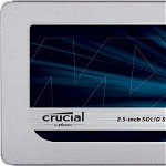 Solid-State Drive SSD CRUCIAL MX500, 500GB, 2.5”, SATA III, Crucial