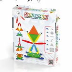 Set de constructie magnetic Supermag Projects Multicolor, 30 piese