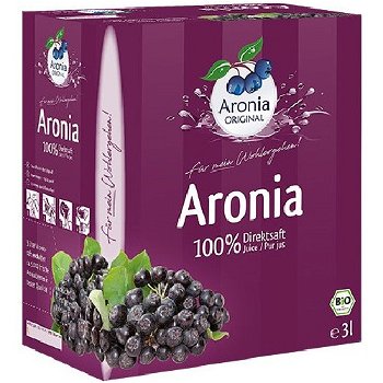 Suc Bio pur de Aronia, 100% Suc, 3l Aronia Original