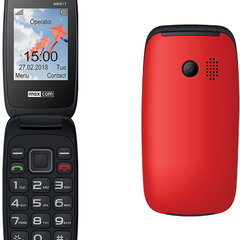 Telefon Mobil Maxcom MM817 Dual SIM Red + stand incarcare
