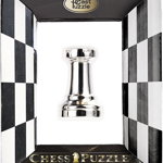 Puzzle - Cast Chess Rook - Silver