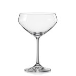 BAR Set 4 pahare sticla cristalina martini/inghetata 340 ml, 1
