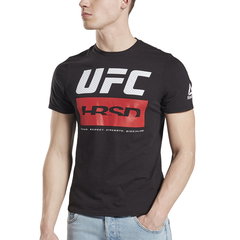 Tricou slim fit cu imprimeu logo Ufc