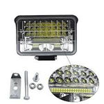 Proiector led Off Road 144W 2 faze, Suv, ATV, Tractor, Jeep unghi lumina combo 60° si 30°