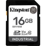 SDHC Industrial 16GB, Class 10, UHS-I U3, V30, A1, Kingston