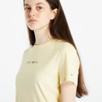 Tommy Jeans Regular Color Serif T-Shirt Yellow, Tommy Hilfiger