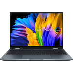 Laptop ASUS Zenbook Flip UP5401EA-KN701R, 14.0-inch TouchScreen, WQXGA+ (2880 x 1800), Intel® Core™ i7-1165G7 Processor 2.8 GHz (12M Cache, up to 4.7 GHz, 4 cores), 16GB, 1TB SSD, Intel® Iris Xe Graphics, Windows 10 Pro, Pine Grey