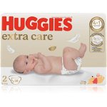 Huggies Extra Care Size 2 scutece de unică folosință 3-6 kg 58 buc, Huggies