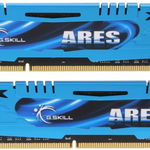 Memorie G.SKILL ARES Blue 8GB, DDR3, 1600MHZ, 1.5 V, CL9, kit 2x4GB