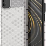 Hurtel Honeycomb etui pancerny pokrowiec z żelową ramką Xiaomi Poco M3 / Xiaomi Redmi 9T przezroczysty, Hurtel