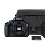 Aparat foto DSLR Canon EOS 4000D,18.0 MPm flimare Full HD + Obiectiv EF-S 18-55mm F/3.5-5.6 III + Geanta + Card de memorie 16 GB (Negru)