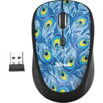 Mouse Trust Yvi, Wireless, 1600 dpi, Paun