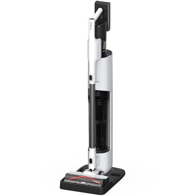 Tineco Aspirator vertical Tineco Pure One Station 5, aspirare uscata, autonomie pana la 70 minute, putere 175 W, 25.2 V, 0.45 L, Alb / Negru, Tineco