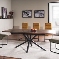 Masa extensibila VIVALDI, alb, ceramica/metal, 160/200x90x78 cm