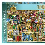 Puzzle adulti si copii libraria bizara 1000 piese Ravensburger, Ravensburger