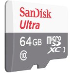Card de memorie SanDisk Ultra Micro SD, 64GB, Adaptor SD,