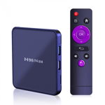 TV Box H96 Max V12 Smart Media Player, 4K, RAM 4GB DDR3, ROM 64GB, Android 12, RK3318 Quad Core, AirPlay, Miracast, DLNA, WiFi dual band, TV Box
