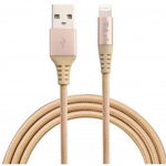 Cablu de date / adaptor Tellur USB Male la Lightning Male, MFI, 1 m, 2.4A, Gold