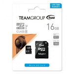 Card de Memorie Team Group 16GB Micro SDHC/SDXC UHS-I, Class 10, CARD + SD Adapter, Team Group