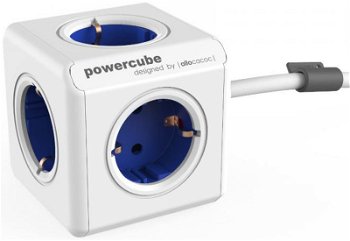 Priza Allocacoc Power Cube Extended Blue