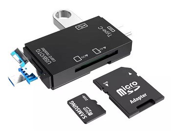 Cititor carduri, intrare USB 3.0, protectie deteriorare mecanica, plastic, 7,5 x 2,7 x 1cm, negru, Pro Cart