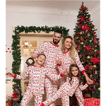 Haine de Craciun Set Familie Pijamale Craciun Jingle 1