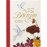 Carte postala de colorat - Birdtopia - mai multe modele | Littlehampton Book, Littlehampton Book