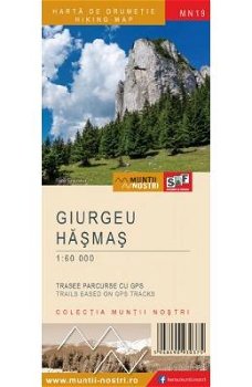Munții Giurgeu - Hasmas. Hartă de drumeție - Paperback - *** - Schubert & Franzke, 