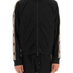 DSQUARED2 Track Jacket With Logo Bands BLACK, DSQUARED2