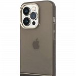 Husa iPhone 14 Pro Max Guess Camera Outline Translucent Negru