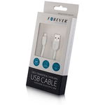 Cablu USB - Lightning 1m 1A Alb, No brand