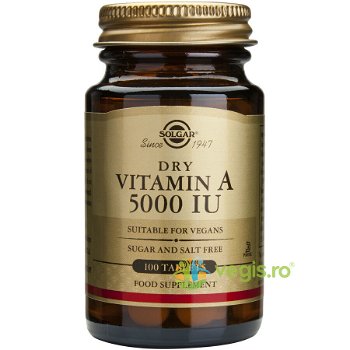 Vitamina A 5000iu 100tb, SOLGAR