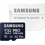 Card de memorie SAMSUNG Pro Ultimate, microSDXC, 128GB, 200MB/s, clasa U3