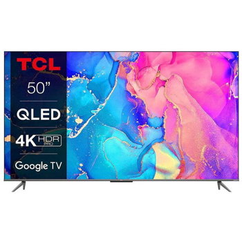 Nou! Televizor QLED TCL 127 cm (50") 50C639, Ultra HD 4K, Smart TV, WiFi, CI+