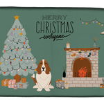 Caroline`s Treasures Carolines Comorile CK7584DDM Basset Hound Crăciun Toată lumea Dish Uscare Mat Multicolore 14 x 21, 