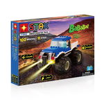 Jucarie Stax Monster truck + Set constructie cu lumini si sunete, Open Brick Source